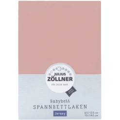 JULIUS ZÖLLNER Hoeslaken Jersey Blush 40 X 90 Cm