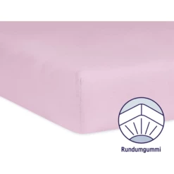 JULIUS ZÖLLNER Hoeslaken Jersey Roze -NL Beddengoed Verkoopwinkel julius zoellner hoeslaken jersey roze a100822 4