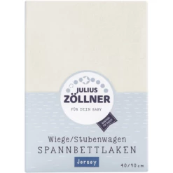JULIUS ZÖLLNER Hoeslaken Jersey Voor Wieg Ecru