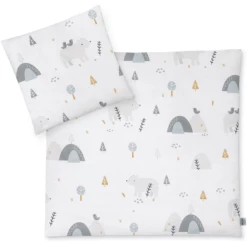 JULIUS ZÖLLNER Jersey Bedlinnen Mountain Bear 80 X 80 Cm -NL Beddengoed Verkoopwinkel julius zoellner jersey bedlinnen mountain bear 80 x 80 cm a285426 1