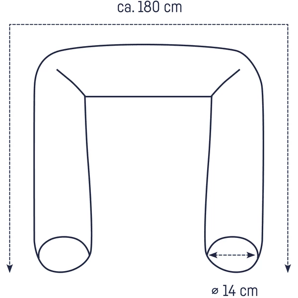 JULIUS ZÖLLNER Nestje Wafelpiqué Blush 180 Cm 5 JULIUS ZÖLLNER Nestje Wafelpiqué Blush 180 Cm - Afbeelding 3