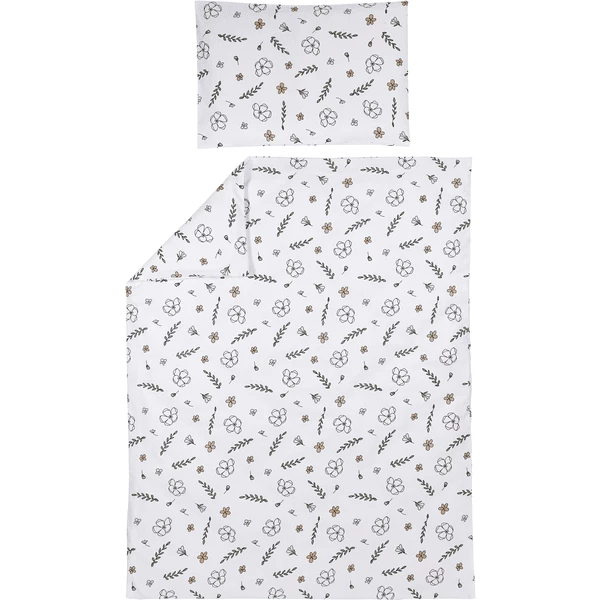 Meyco Beddengoed Ledikant Floral 100 X 135 Cm 4 Meyco Beddengoed Ledikant Floral 100 X 135 Cm - Afbeelding 2