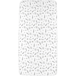 Meyco Jersey Hoeslaken Floral 60 X 120 Cm