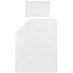 Meyco Ledikant Beddengoed 100 X 135 Cm Uni Off White