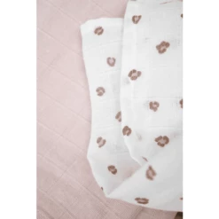 Meyco Muslin Burp Cloths 3-Pack Mini Panther Soft Pink -NL Beddengoed Verkoopwinkel meyco muslin burp cloths 3 pack mini panther soft pink a379494 3