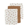 Meyco Muslin Washandjes 3-Pack Mini Panter Toffee -NL Beddengoed Verkoopwinkel meyco muslin washandjes 3 pack mini panter toffee a379500