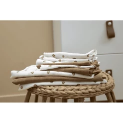 Meyco Muslin Washandjes 3-Pack Mini Panter Toffee -NL Beddengoed Verkoopwinkel meyco muslin washandjes 3 pack mini panter toffee a379500 2