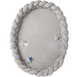 Nordic Coast Company Knuffelnest 3-in-1 Grijs