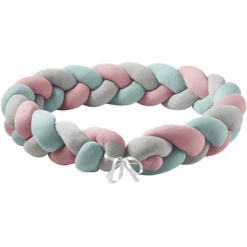 Nordic Coast Company Nest Snake Gevlochten Trio Grijs/mint/roze -NL Beddengoed Verkoopwinkel nordic coast company nest snake gevlochten trio grijs mint roze a330984 3