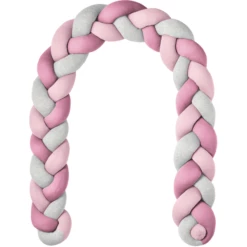 Nordic Coast Company Nest Snake Gevlochten Trio Roze/bes/grijs