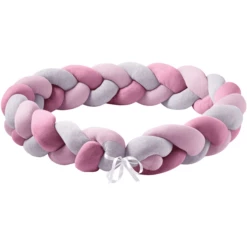 Nordic Coast Company Nest Snake Gevlochten Trio Roze/bes/grijs -NL Beddengoed Verkoopwinkel nordic coast company nest snake gevlochten trio roze bes grijs a330887 3