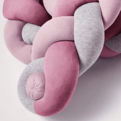 Nordic Coast Company Nest Snake Gevlochten Trio Roze/bes/grijs -NL Beddengoed Verkoopwinkel nordic coast company nest snake gevlochten trio roze bes grijs a330887 4
