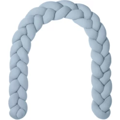 Nordic Coast Company Nestje Gevlochten Jersey Lichtblauw