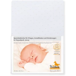 Pinolino Hoeslaken Voor Wieg Jersey Sterren Roze / Wit 2 Stuks -NL Beddengoed Verkoopwinkel pinolino hoeslaken voor wieg jersey sterren roze wit 2 stuks a249595 2