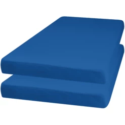 Playshoes Jersey Hoeslaken 2-pack Blauw