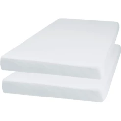 Playshoes Jersey Hoeslaken 2-pack Wit