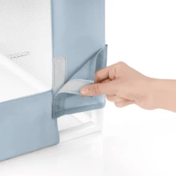 Reer Bedhek Sleep'n Keep 100 Cm, Blauw/grijs -NL Beddengoed Verkoopwinkel reer bedhek sleepn keep 100 cm blauw grijs a354561 4