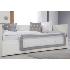 Roba Uitvalbescherming 150 Cm, Opvouwbaar, Taupe, Mesh Wit -NL Beddengoed Verkoopwinkel roba uitvalbescherming 150 cm opvouwbaar taupe mesh wit a304728 4