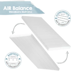Roba Wieg Matras Veilig Slapen AIR BALANCE Premiummesh 40x90 -NL Beddengoed Verkoopwinkel roba wieg matras veilig slapen air balance premiummesh 40x90 a304738 2