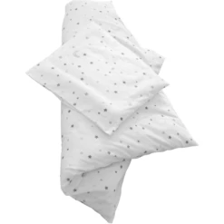 Roba Wiegbekleding 2-delig Sterretjesbedel Grijs 80 X 80 Cm -NL Beddengoed Verkoopwinkel roba wiegbekleding 2 delig sterretjesbedel grijs 80 x 80 cm a308294 3