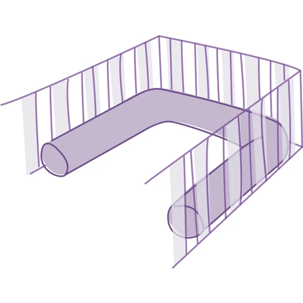 Träumeland Bed Snake Twister Groen 6 Träumeland Bed Snake Twister Groen - Afbeelding 4