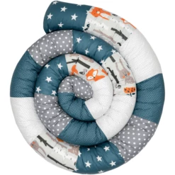 Ullenboom Babybed Slang Bosdieren Petrol 400 Cm