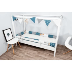 Ullenboom Babybed Slang Bosdieren Petrol 400 Cm -NL Beddengoed Verkoopwinkel ullenboom babybed slang bosdieren petrol 400 cm a314975 4