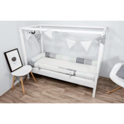 Ullenboom Babybed Slang Mintgrijs 400 Cm -NL Beddengoed Verkoopwinkel ullenboom babybed slang mintgrijs 400 cm a314953 4