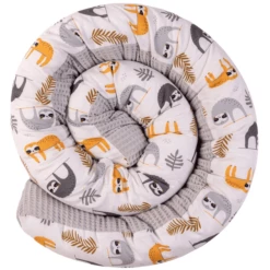 Ullenboom Babybed Snake Wafel Piqué Grijs Luiaard 200 Cm