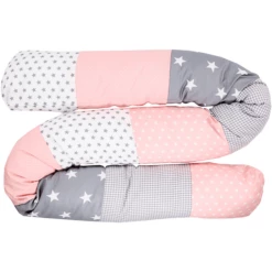Ullenboom Babybedje Rosa Slang Grijs 200 Cm