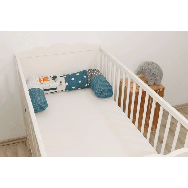 Ullenboom Babybedje Slang Slang Bosdieren Petrol 120 Cm 6 Ullenboom Babybedje Slang Slang Bosdieren Petrol 120 Cm - Afbeelding 4