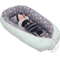 Ullenboom Babynest & Cocoon Mint Grijs 55 X 95 Cm -NL Beddengoed Verkoopwinkel ullenboom babynest cocoon mint grijs 55 x 95 cm a267630 4