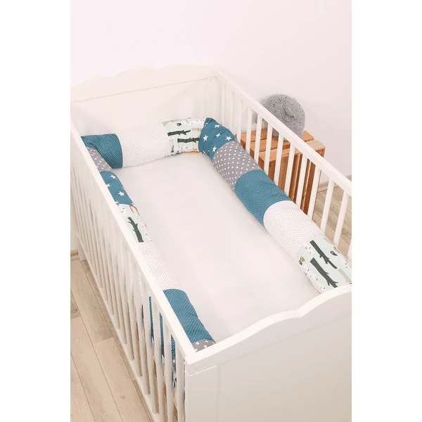 Ullenboom Bedslang Bosdieren Petrol 300 Cm 4 Ullenboom Bedslang Bosdieren Petrol 300 Cm - Afbeelding 2