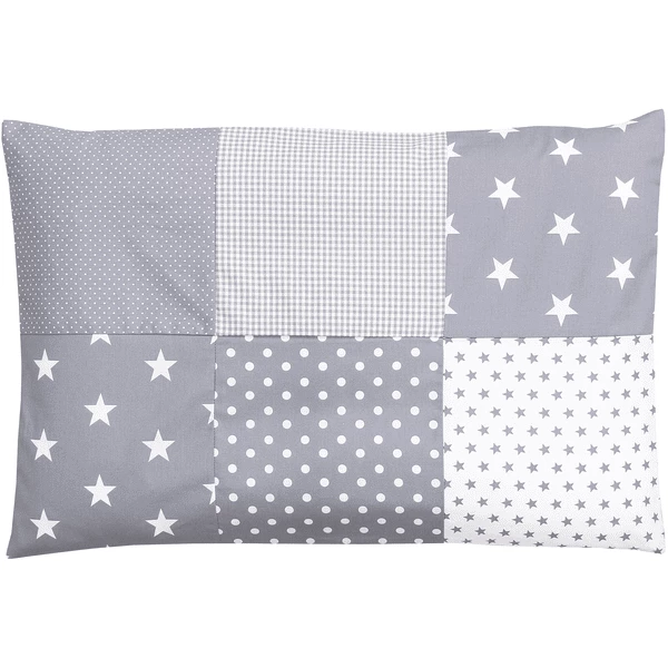 Ullenboom Kinder Beddengoed Grijze Sterren 135 X 100 Cm + 40 X 60 Cm 7 Ullenboom Kinder Beddengoed Grijze Sterren 135 X 100 Cm + 40 X 60 Cm - Afbeelding 5