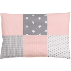 Ullenboom Kinder Beddengoed Roze Grijs 135 X 100 Cm + 40 X 60 Cm -NL Beddengoed Verkoopwinkel ullenboom kinder beddengoed roze grijs 135 x 100 cm 40 x 60 cm a267603 4