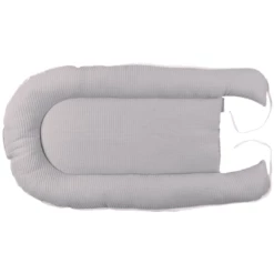 Ullenboom Knuffel Nest Wafel Piqué Grijs Luiaard 55 X 95 Cm -NL Beddengoed Verkoopwinkel ullenboom knuffel nest wafel pique grijs luiaard 55 x 95 cm a363123 3
