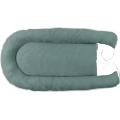 Ullenboom Knuffel Nest Wafel Piqué Sage Green Rainforest 55 X 95 Cm -NL Beddengoed Verkoopwinkel ullenboom knuffel nest wafel pique sage green rainforest 55 x 95 cm a363125 3