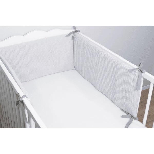 Ullenboom Patchwork -Nest Voor Babybed 140x70 Cm Grijs (210 Cm Hoofdoppervlak) 4 Ullenboom Patchwork -Nest Voor Babybed 140x70 Cm Grijs (210 Cm Hoofdoppervlak) - Afbeelding 2