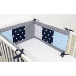 Ullenboom Patchwork-Nestje Voor Babybed 140x70 Cm Olifant Mint Roze (420 Cm Rondom) -NL Beddengoed Verkoopwinkel ullenboom patchwork nestje voor babybed 140x70 cm olifant mint roze 420 cm rondom a268842 4