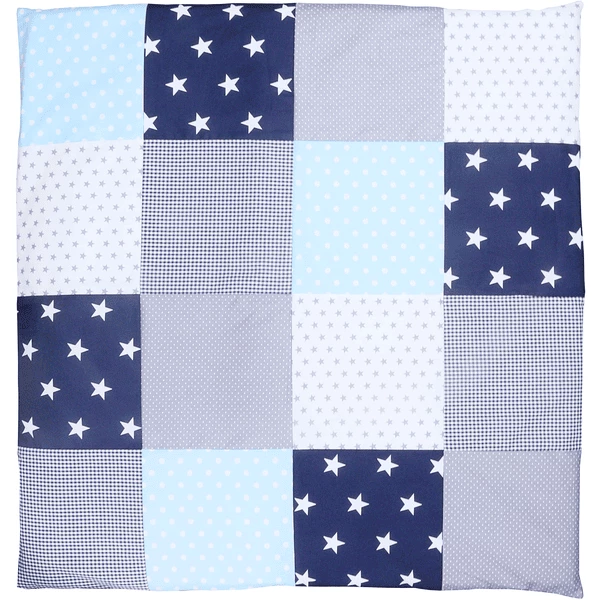 Ullenboom Set Babylakenset Blauw Lichtblauw Grijs 80 X 80 Cm + 35 X 40 Cm + 35 X 40 Cm 4 Ullenboom Set Babylakenset Blauw Lichtblauw Grijs 80 X 80 Cm + 35 X 40 Cm + 35 X 40 Cm - Afbeelding 2