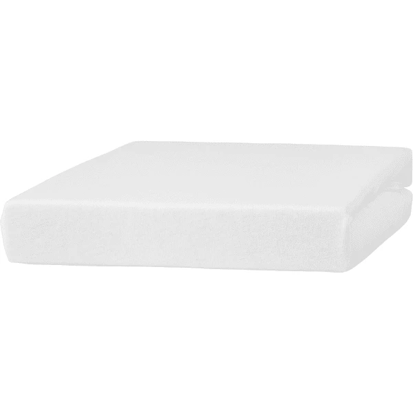 Urra Jersey Hoeslaken 70 X 140 Cm Wit 6 Urra Jersey Hoeslaken 70 X 140 Cm Wit - Afbeelding 4